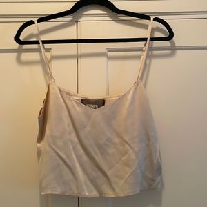 Silk reformation crop top